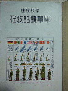 日军侵华时期军事教本32开一本 昭和7年武扬社发行 军事讲话教程 ,书内图表较多 军事学研究会